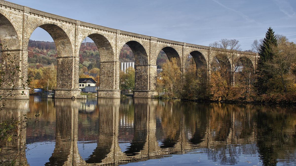 Ruhr-Viadukt in Herdecke, Ennepe-Ruhr-Kreis